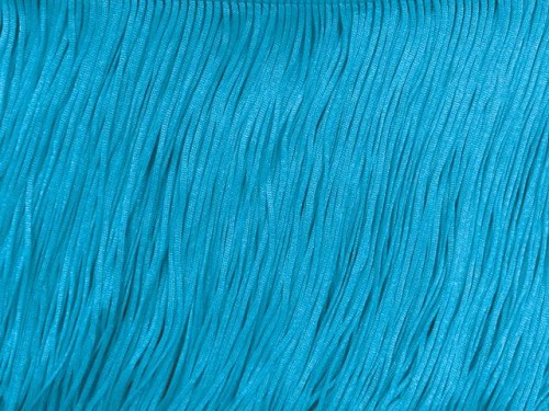 Frędzle tkane - Blue paradise Tactel 30cm