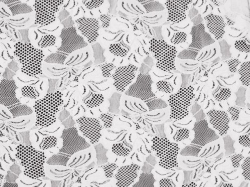Koronka Floral Cascade - White