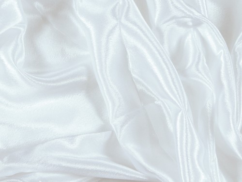 Szyfon satynowy - White