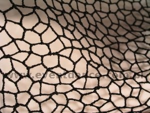 Koronka Open Crochet - Black