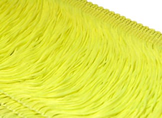 Frędzle tkane - Tropic Lime Tactel 15 cm 