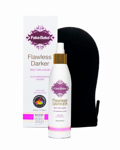 Flawless Darker 177 ml - samoopalacz w płynie z rękawicą do aplikacji