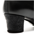 F33 - BLK CALF/BLK FIORI