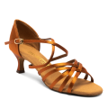 Buty do Tańca Latino | L3007 - TAN SATIN