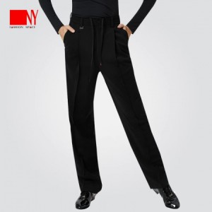 Spodnie treningowe z gumką w pasie 