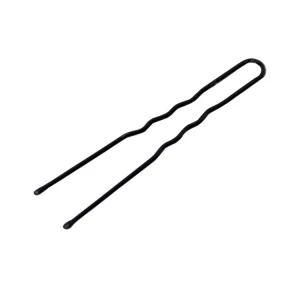 Wsuwka kokówka czarna z kulkami 4,5 cm 20 szt. 