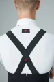 Koszula frakowa turniejowa czarna, z kołnierzykiem 3,5 cm | NY Fashion