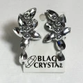 Kolczyki do tańca z cyrkonii - Silver