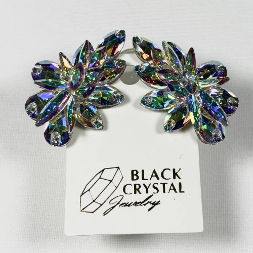 Kolczyki do tańca z cyrkonii - Crystal AB