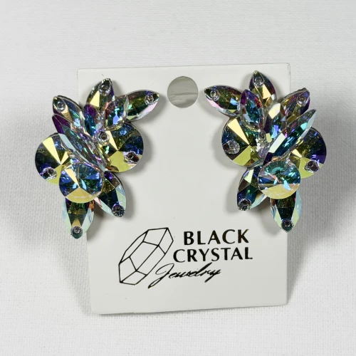 Kolczyki do tańca z cyrkonii - Crystal AB