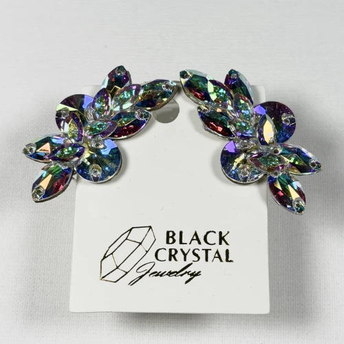 Kolczyki do tańca z cyrkonii - Crystal AB