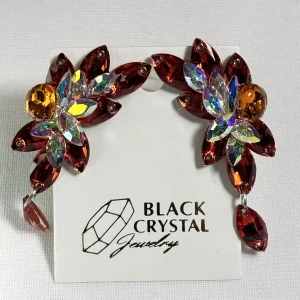Kolczyki do tańca z cyrkonii - Hyacinth/Crystal AB