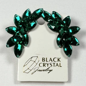 Kolczyki do tańca z cyrkonii - Emerald