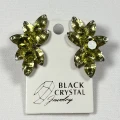 Kolczyki do tańca z cyrkonii - Citrine/Yellow Citrine