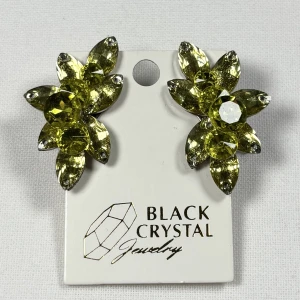 Kolczyki do tańca z cyrkonii - Citrine/Yellow Citrine