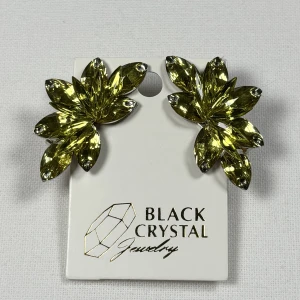 Kolczyki do tańca z cyrkonii - Citrine/Yellow Citrine