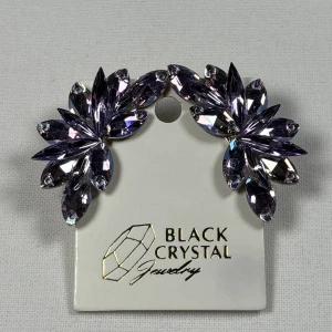 Kolczyki do tańca z cyrkonii - Air Violet Shimmer