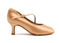 Delora - Peach Satin Rounded | SOUL Dance Style