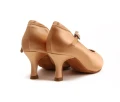 Delora - Peach Satin Rounded | SOUL Dance Style