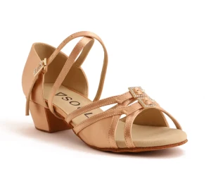 Zephyra - Champagne Satin 3.5 cm | SOUL Dance Style 