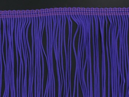 Frędzle tkane - Purple rain  33cm