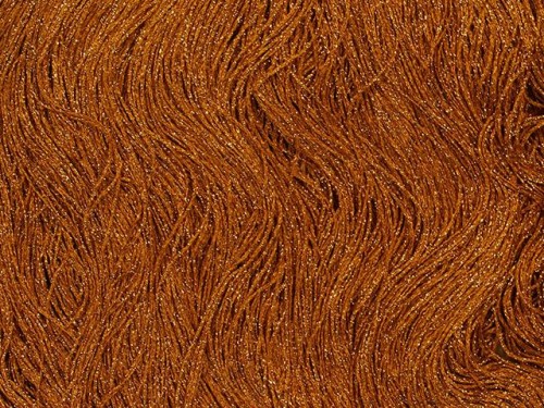 Frędzle tkane - Gold Metallic Tactel 30 cm
