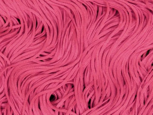 Frędzle tkane - Salmon Tactel 15 cm