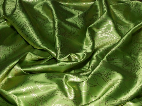 Satyna elastyczna - Peridot/Gold