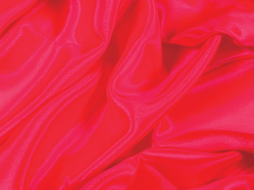 Szyfon satynowy - Fluo Red