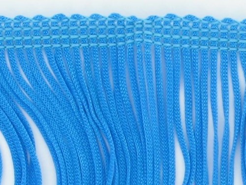 Frędzle tkane - Turquoise 15cm