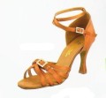 Kristy - Tan Satin