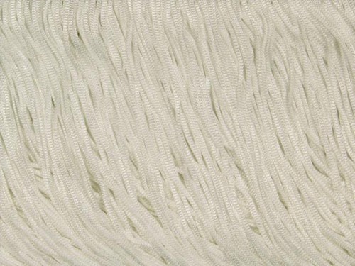 Frędzle tkane - White Tactel 15cm