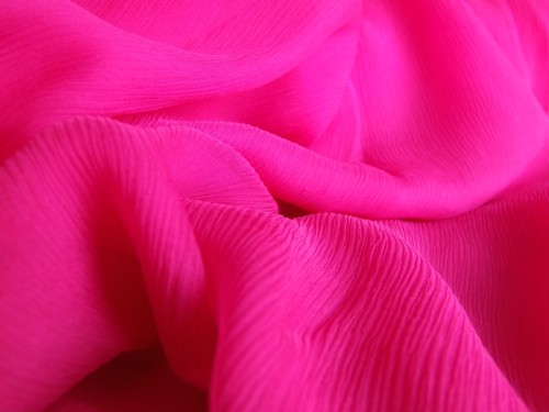 Żorżeta jedwabna - Fuchsia