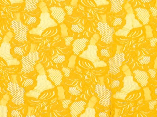 Koronka Floral Cascade - Saffron