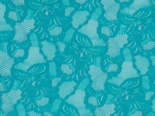 Koronka Floral Cascade - Blue Zircon
